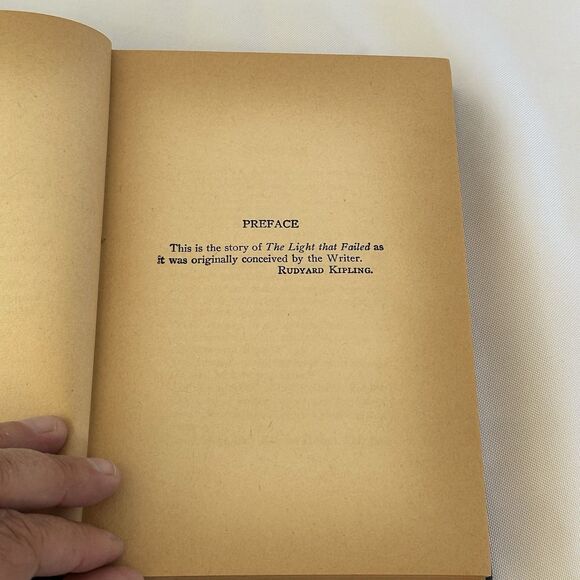 The Light That Failed Hardcover Book by Rudyard Kipling - Picture 2 of 11